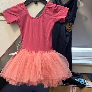 Girls Tulle Ballet Costume leotard
